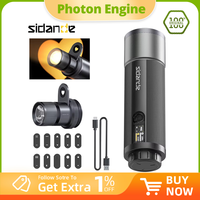 Photography Lighting System - SIDANDE 12W Senter PRO 3500-7000k Lampu