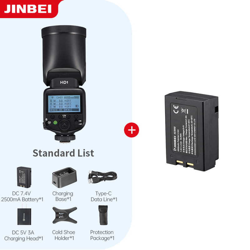Good Lighting In Photography - JINBEI HD-1 Round-head HSS Speedlite Lampu