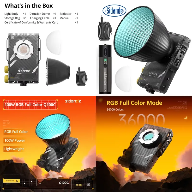 Photography Lighting Portable - Merek Untuk Sidande Q100C Q100Lite Optical