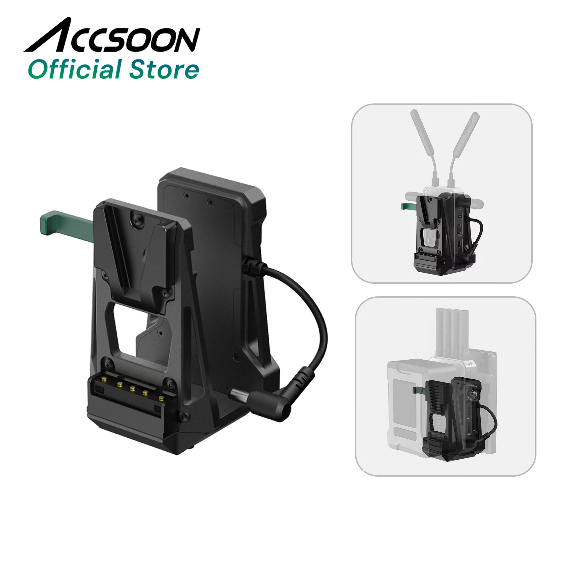 V Mount Battery - Adaptor Accsoon V-Lock untuk baterai V-Lock