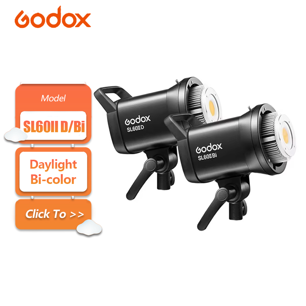 Photography Lighting System - Godox SL60IID SL60IIBi 75W Lampu Video