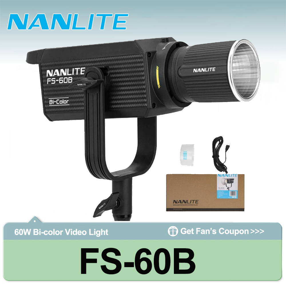 Photography Lighting System - Lampu Sorot Bi-color Nanlite FS-60B 70W