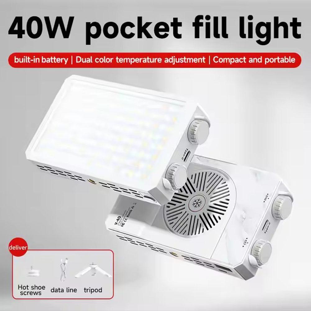 Photography Lighting Portable - Lampu Kamera LED 40W yang Dapat