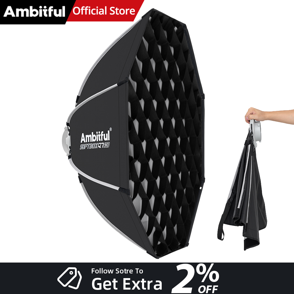 Photography Lighting Box - AMBITFUL Q7II 55/65/90cm Bowens Mount Octagonal