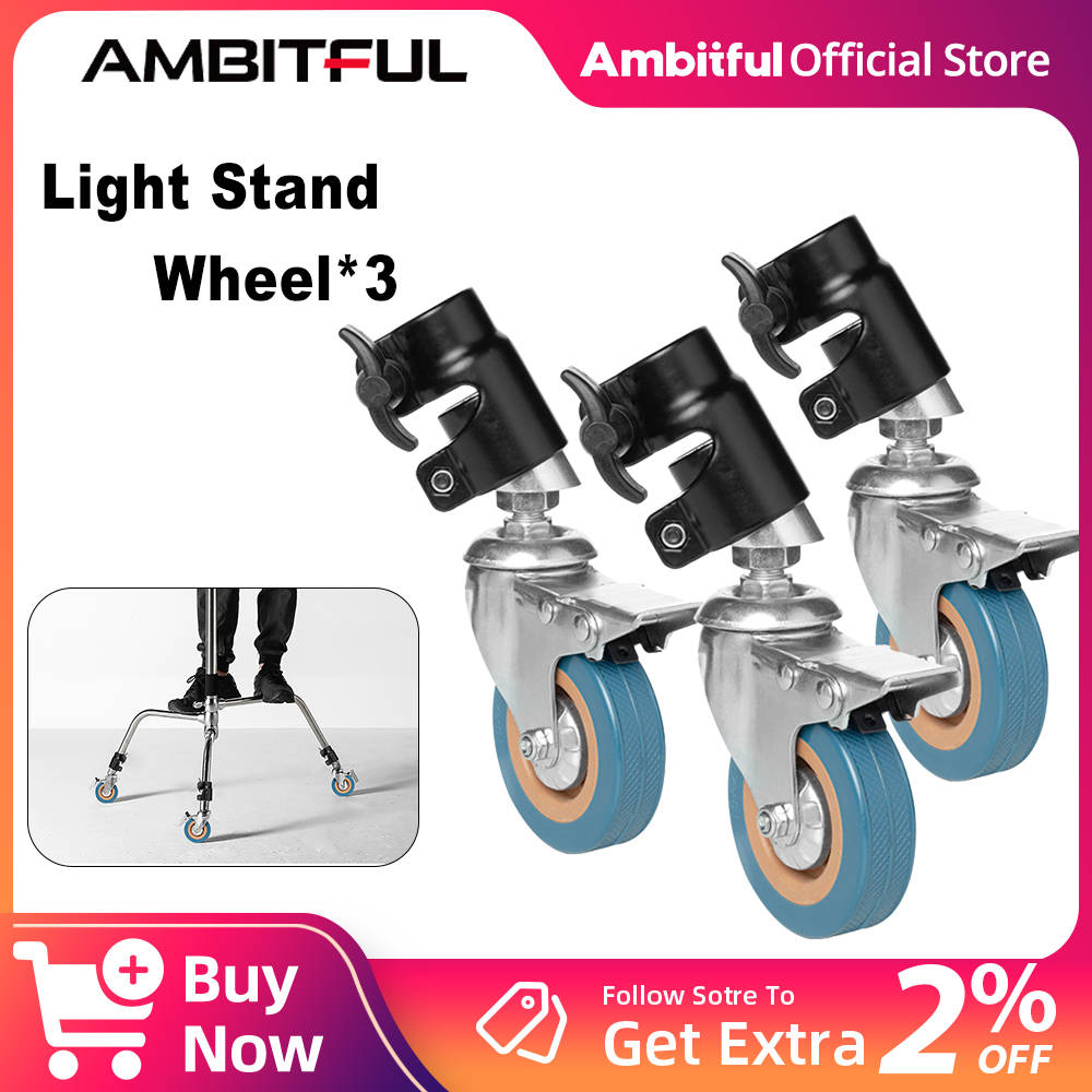Photography Lighting Product - Set Roda Putar C-Stand AMBITFUL 3