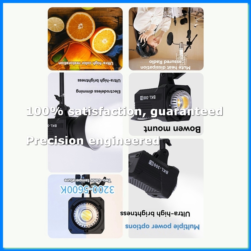 Photography Lighting System - Lampu Video LED Bi 300W, Pencahayaan