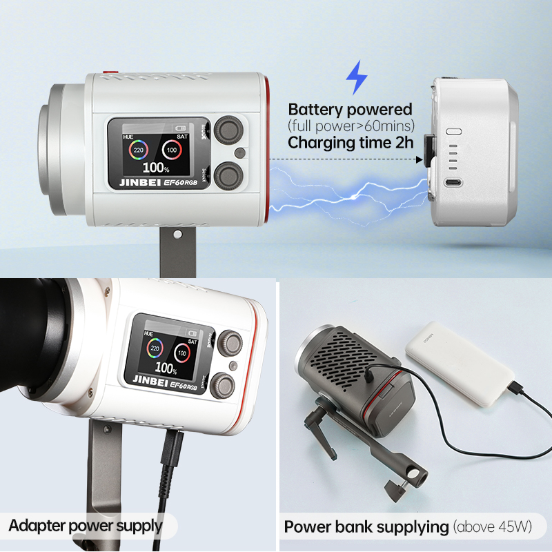JINBEI EF-60RGB Lampu Video LE - Good Lighting In Photography ulasan dan harga