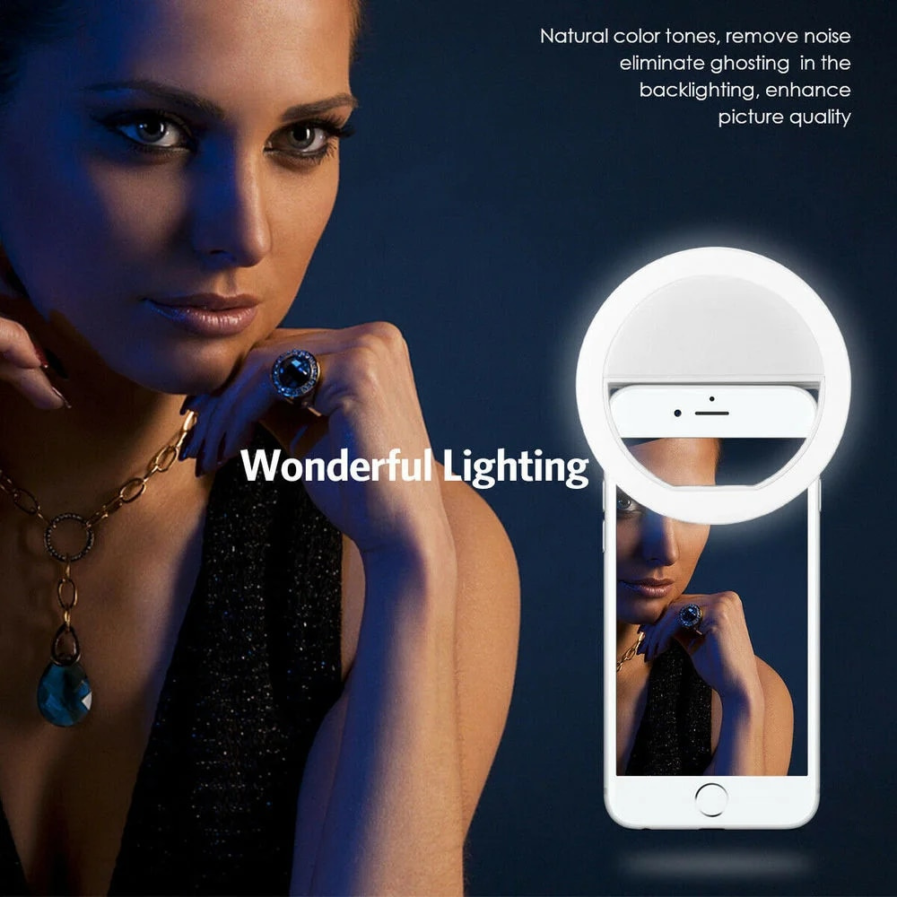 Lampu Selfie LED USB Portable, - Photography Lighting Portable ulasan dan harga