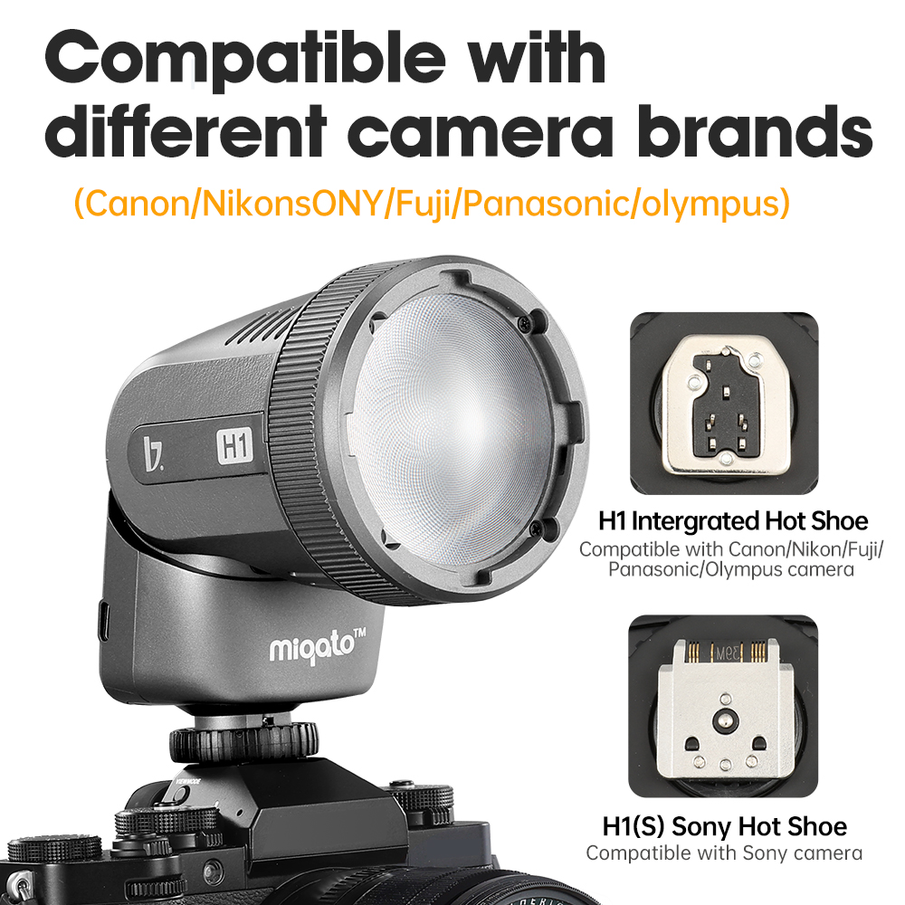 JINBEI H1 LED Kamera Flash Out - Good Lighting In Photography ulasan dan harga