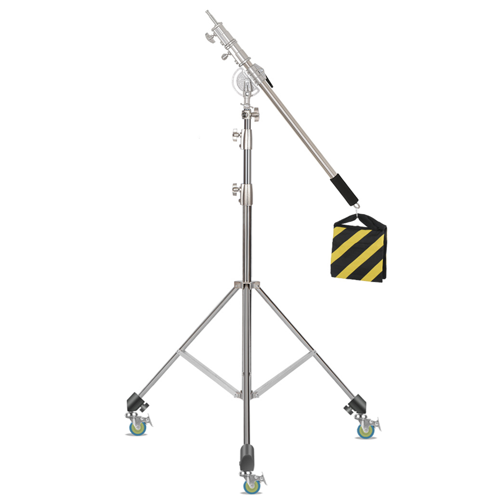SH 2.8M dudukan lampu baja tah - Photography Lighting Box ulasan dan harga