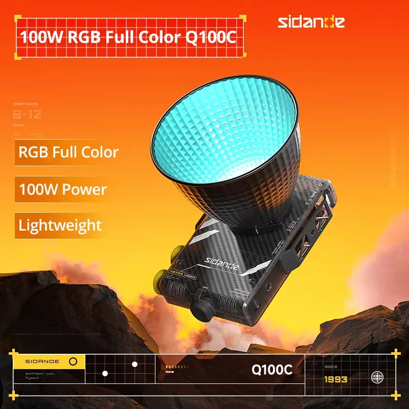Merek Untuk Sidande Q100C Q100 - Photography Lighting Portable ulasan dan harga