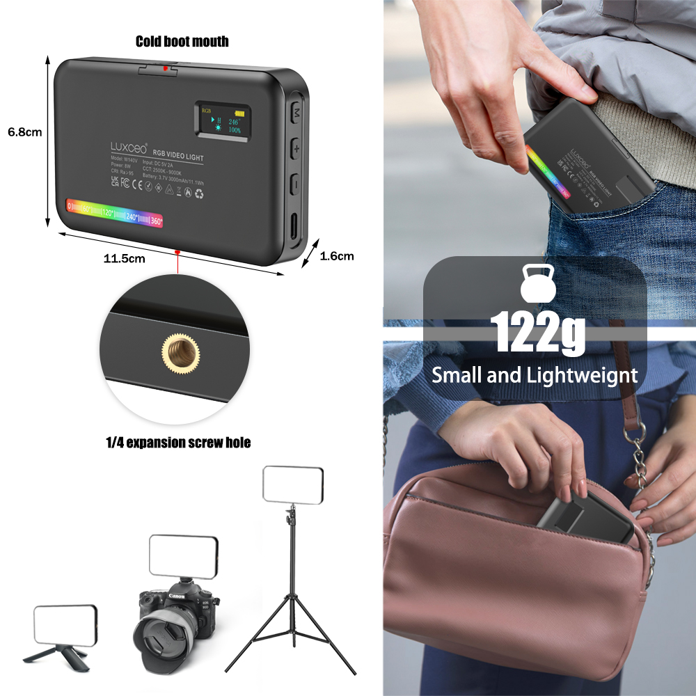 LUXCEO V10 PRO Lampu Video Pan - Photography Lighting Product ulasan dan harga