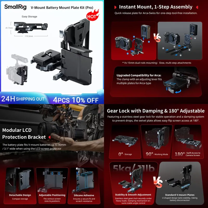 Merek SmallRig V-Mount Battery - V Mount Battery ulasan dan harga