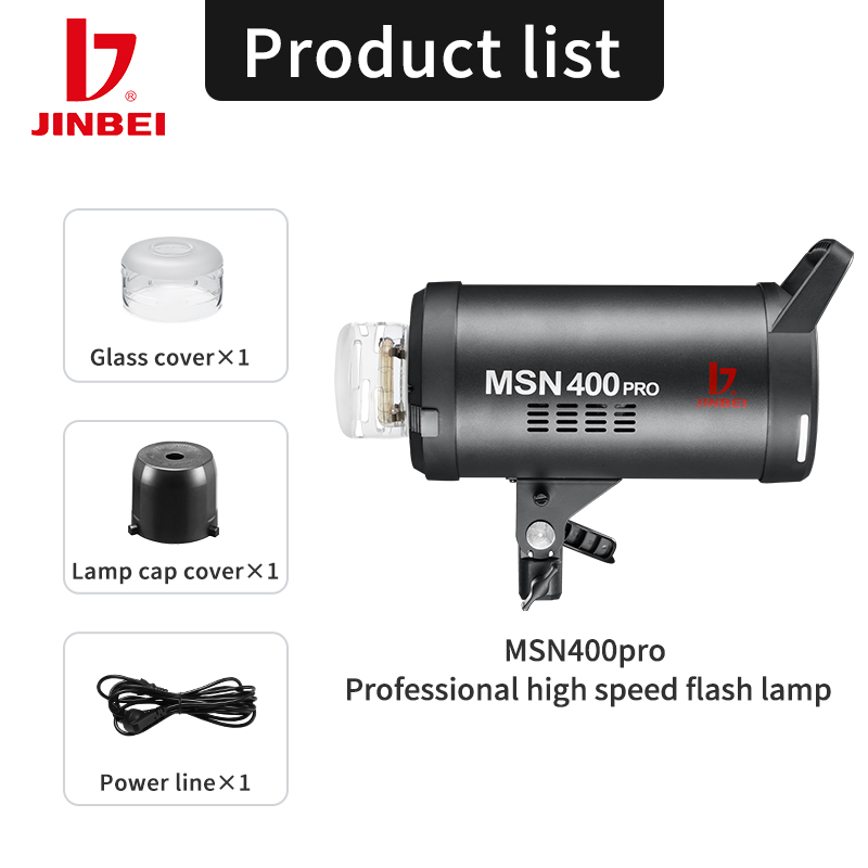 JINBEI MSN 400PRO 400WS GN66 1 - Good Lighting In Photography ulasan dan harga