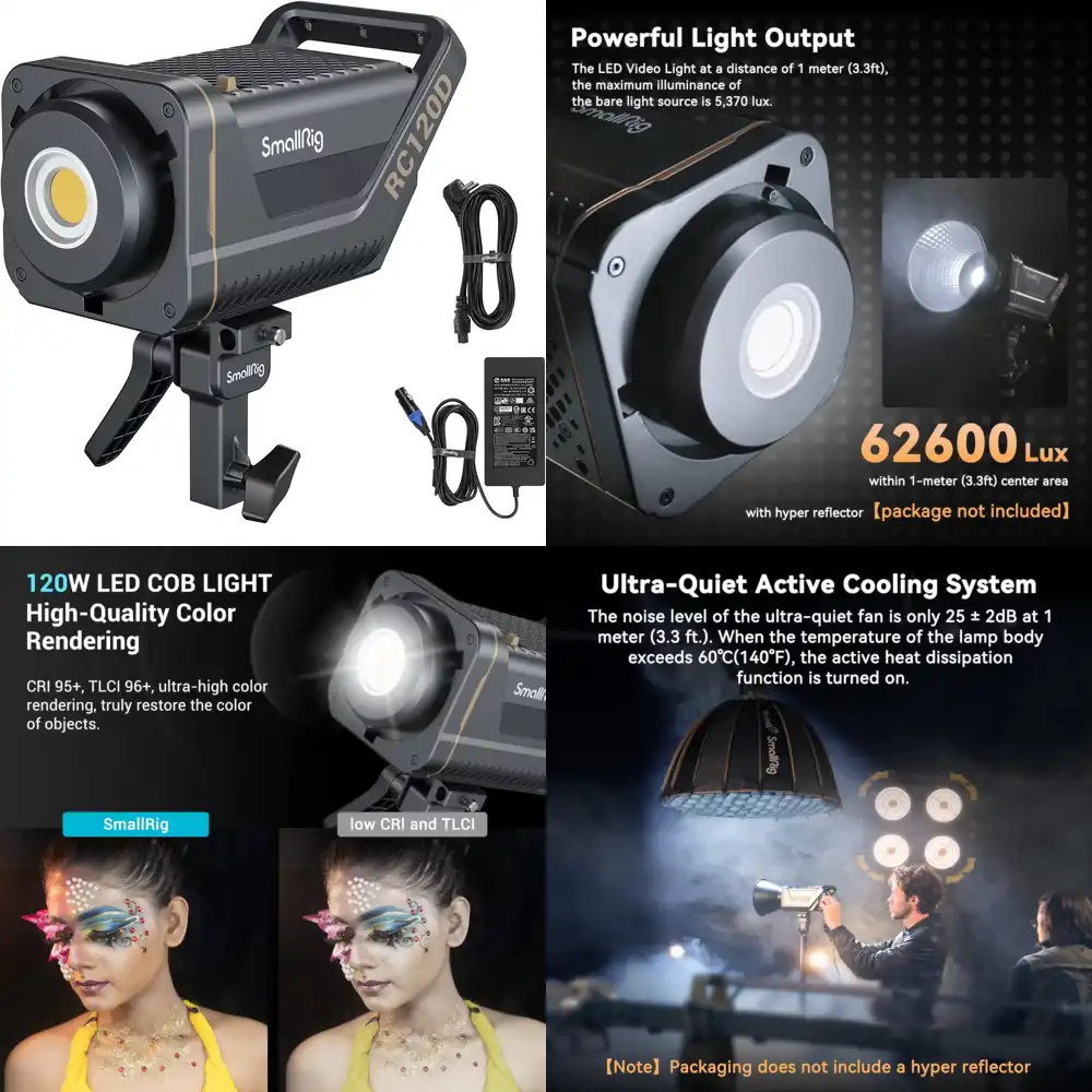 SmallRig RC 120D 120W COB LED  - V Mount Battery ulasan dan harga
