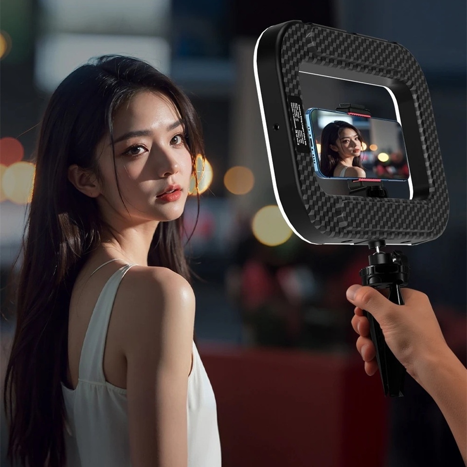 Lampu LED persegi Selfie Fill  - Photography Lighting System ulasan dan harga