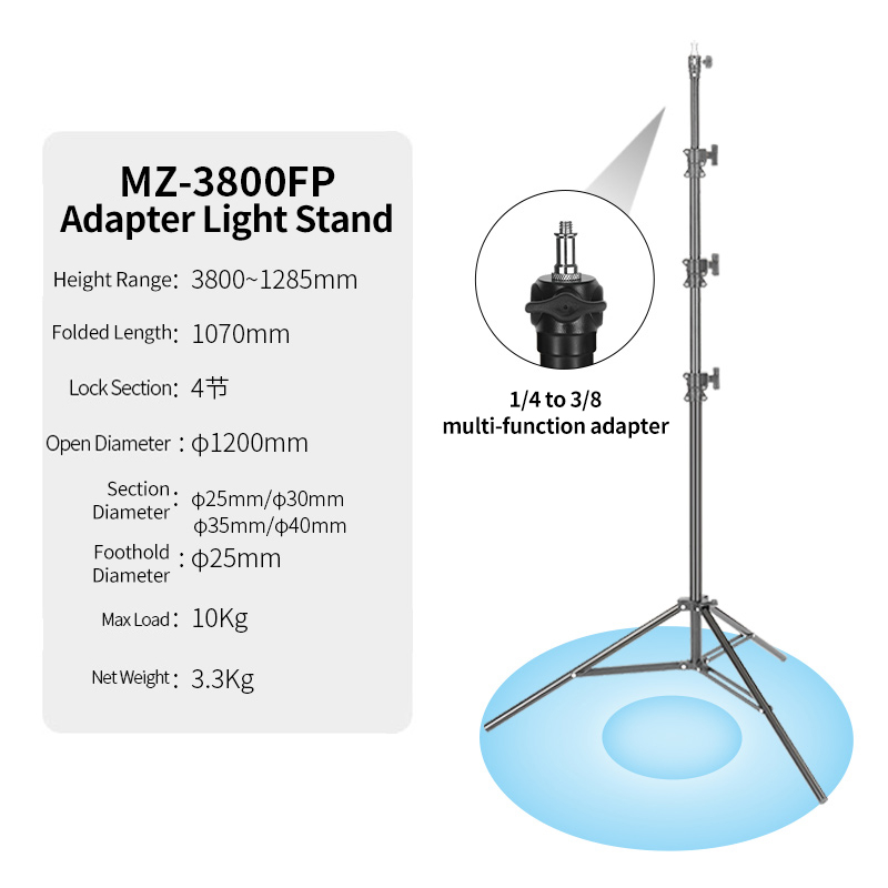 JINBEI MZ-3800FP Tripod Lampu  - Good Lighting In Photography ulasan dan harga
