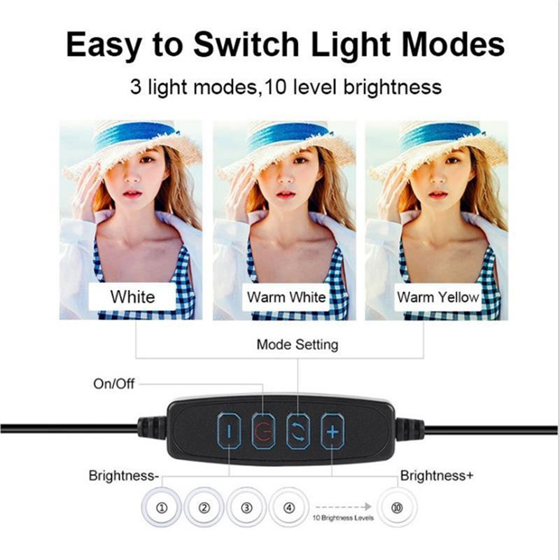 Lampu Ring Led dapat diredupka - Photography Lighting Meter ulasan dan harga