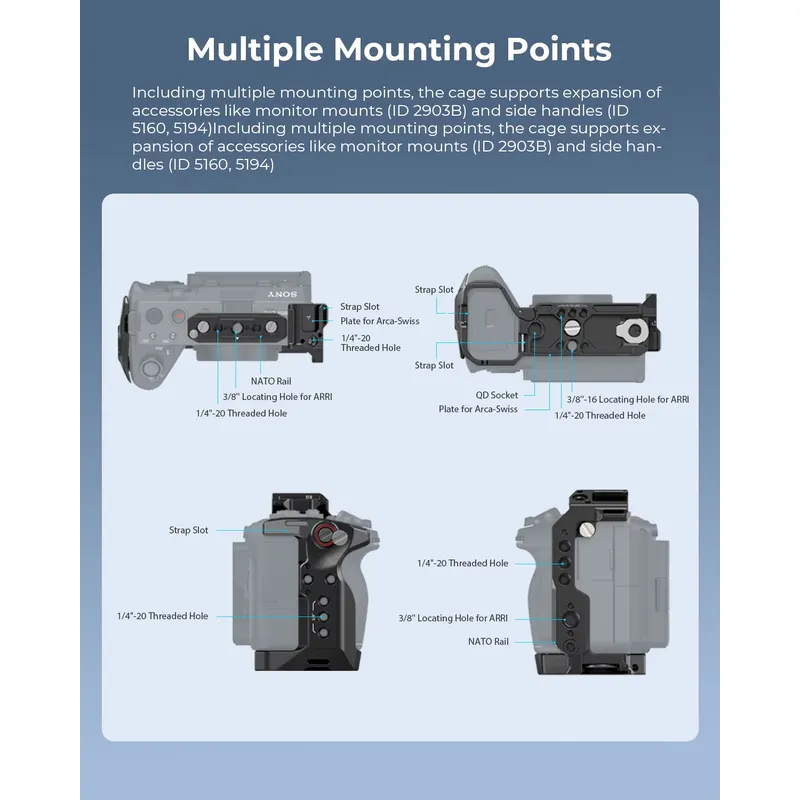 Brand For SmallRig FX30 Cage K - V Mount Battery ulasan dan harga