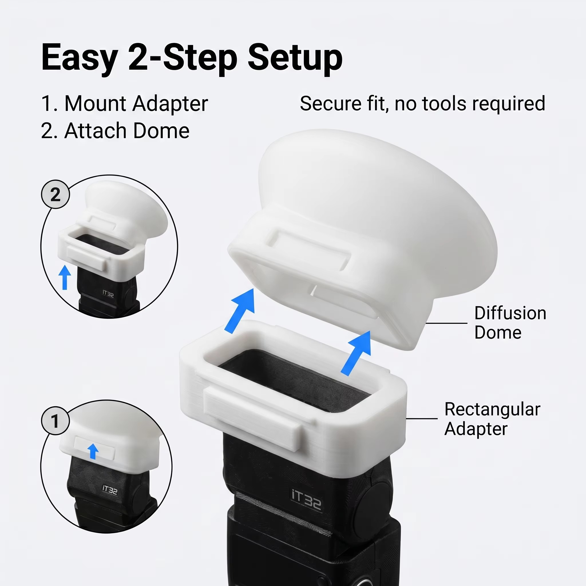 Penutup Diffuser Flash Silikon - Photography Lighting No Shadows ulasan dan harga