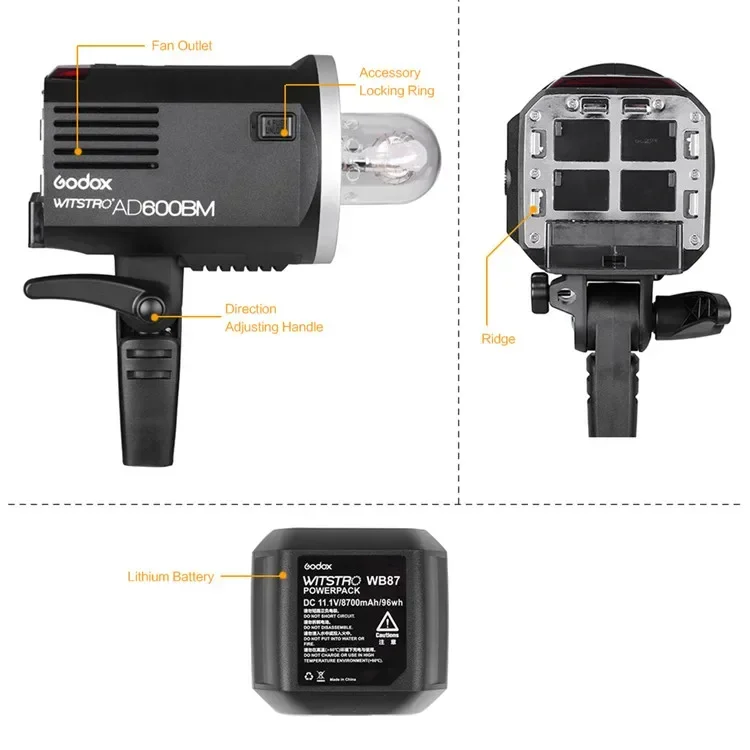 2026 Premium AD600BM 600W Lamp - Photography Lighting Portable ulasan dan harga