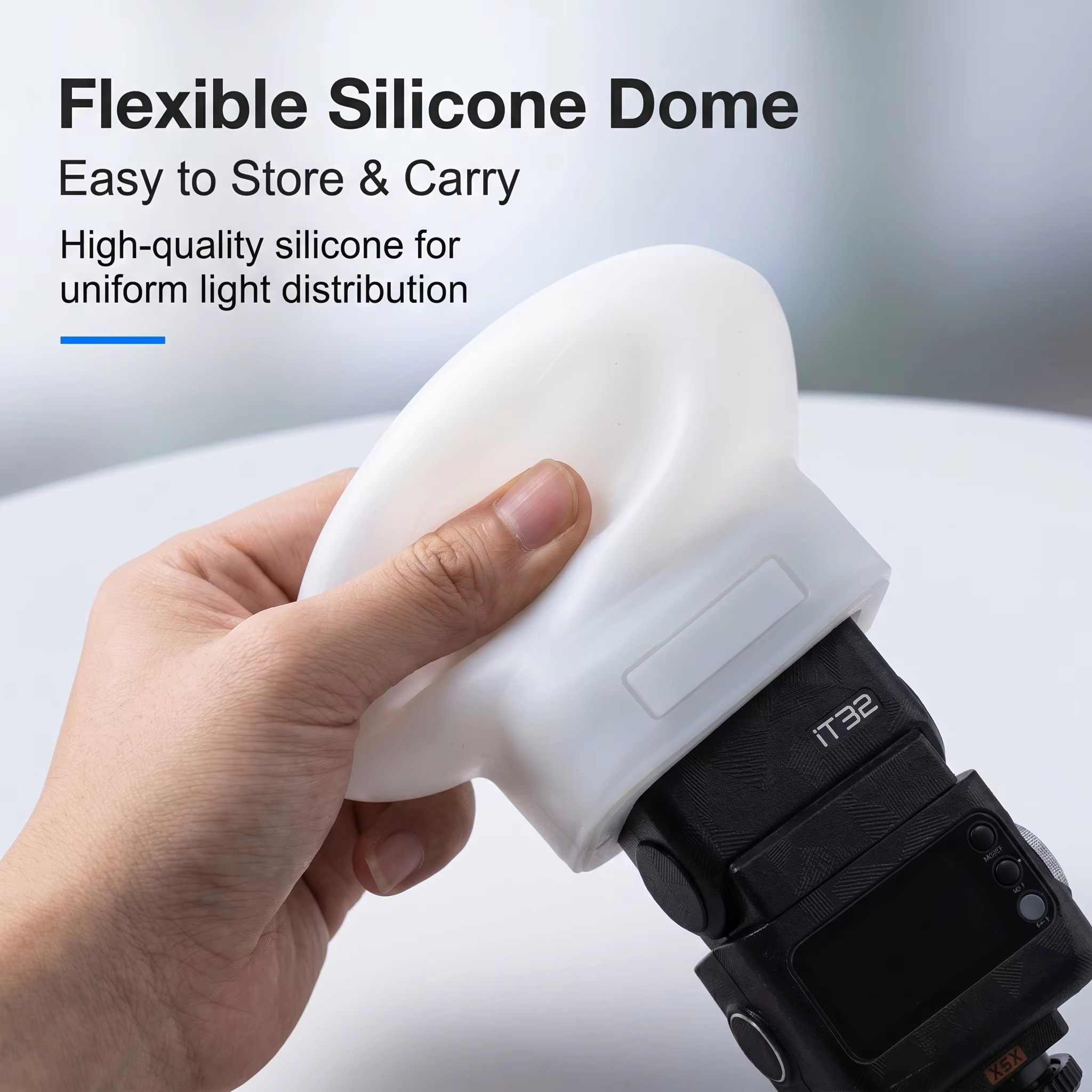 Penutup Diffuser Flash Silikon - Photography Lighting No Shadows ulasan dan harga