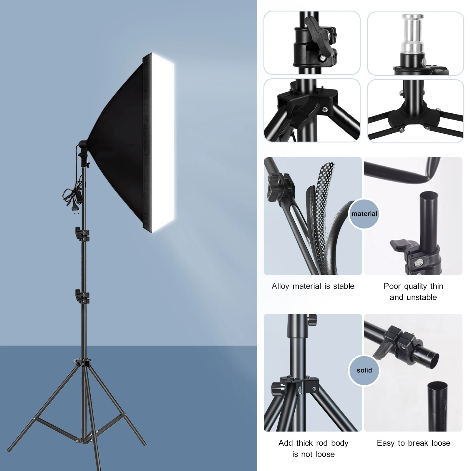 Softbox Pencahayaan Fotografi  - Photography Lighting System ulasan dan harga
