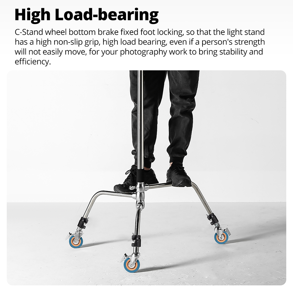 Set Roda Putar C-Stand AMBITFU - Photography Lighting Product ulasan dan harga