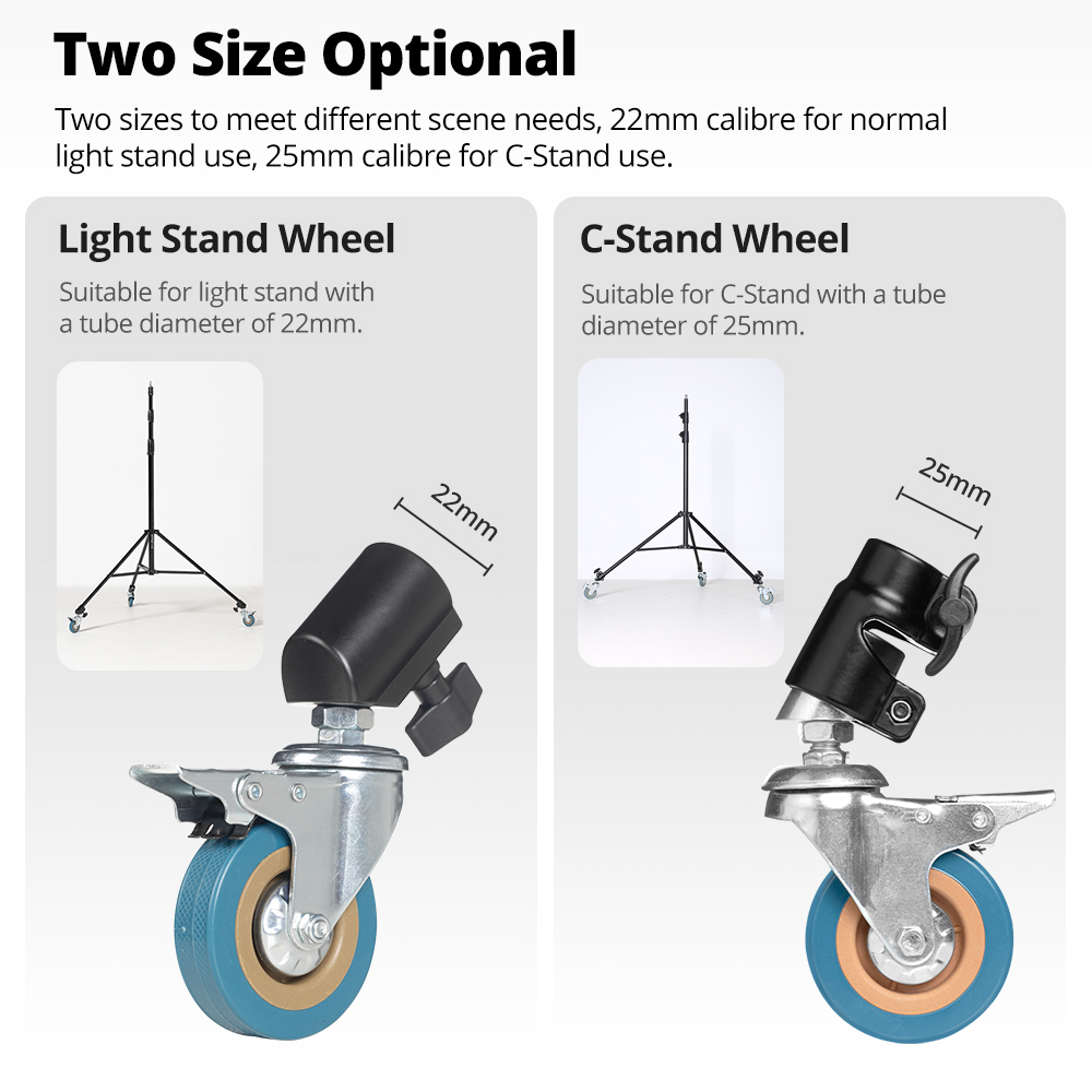 Set Roda Putar C-Stand AMBITFU - Photography Lighting Product ulasan dan harga