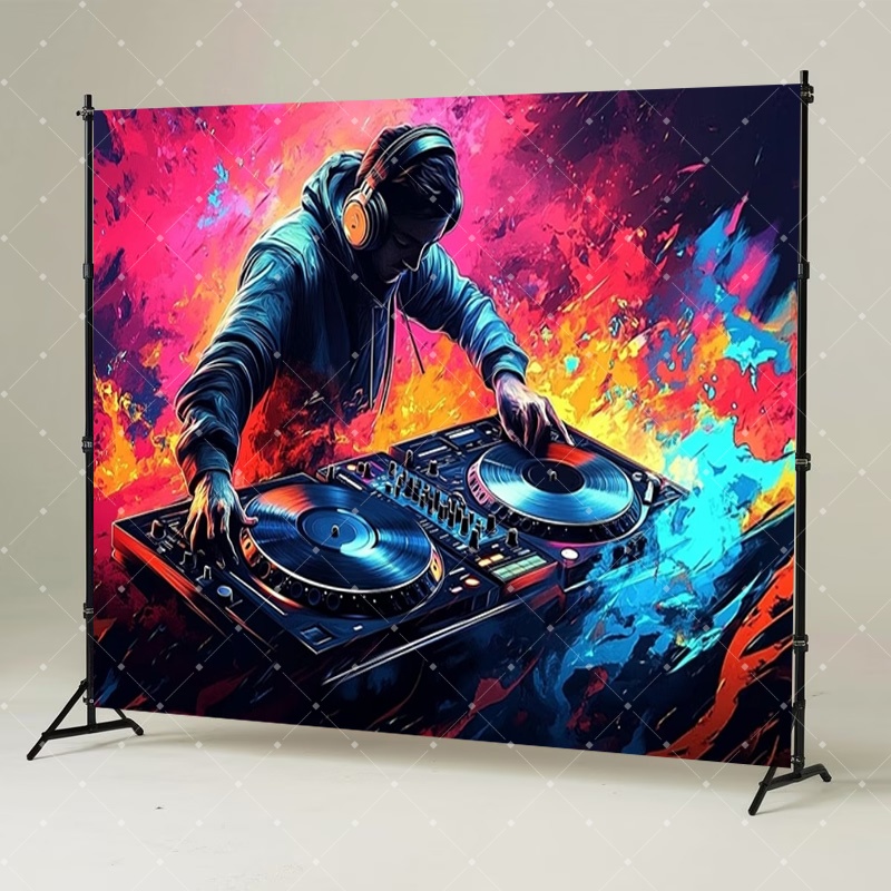 Dekorasi Pesta DJ Musik Hip Ho - Photography Lighting Meter ulasan dan harga