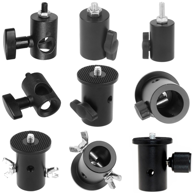 Adaptor dudukan lampu Tripod 1 - Photography Lighting System ulasan dan harga