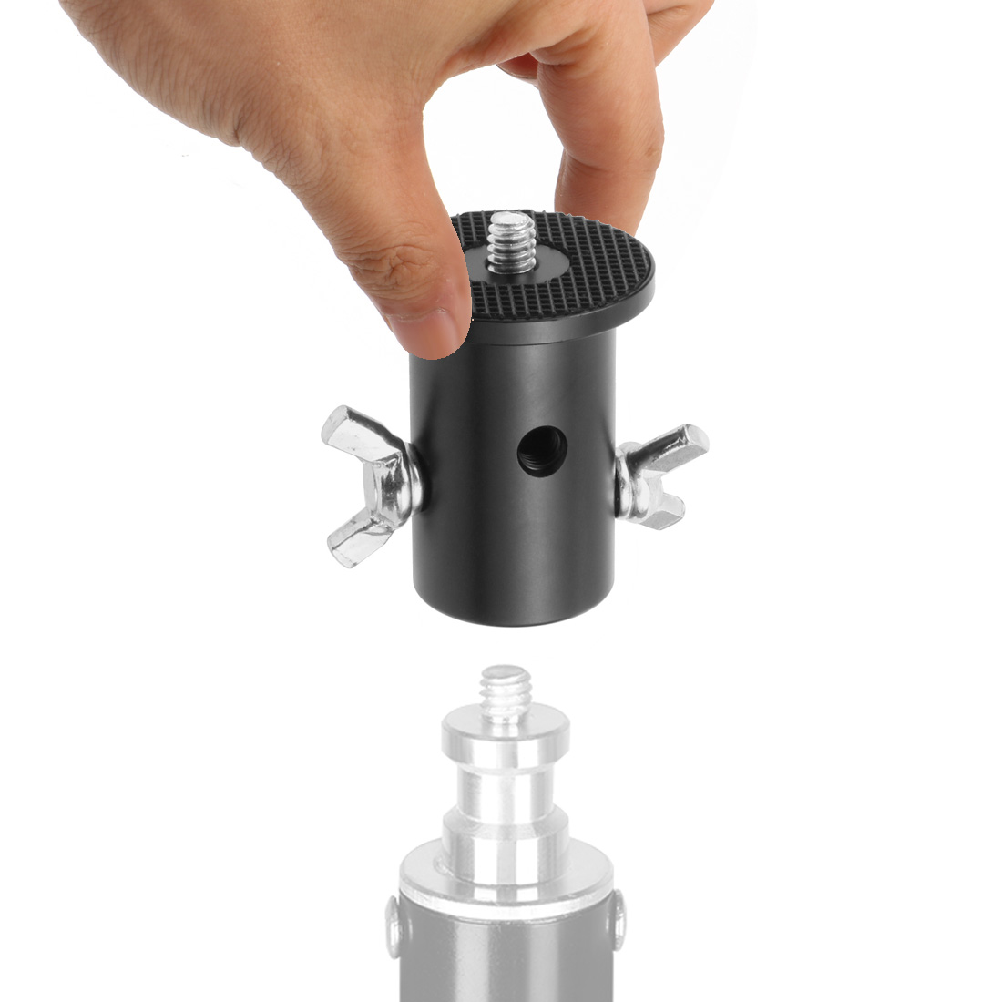 Adaptor dudukan lampu Tripod 1 - Photography Lighting System ulasan dan harga