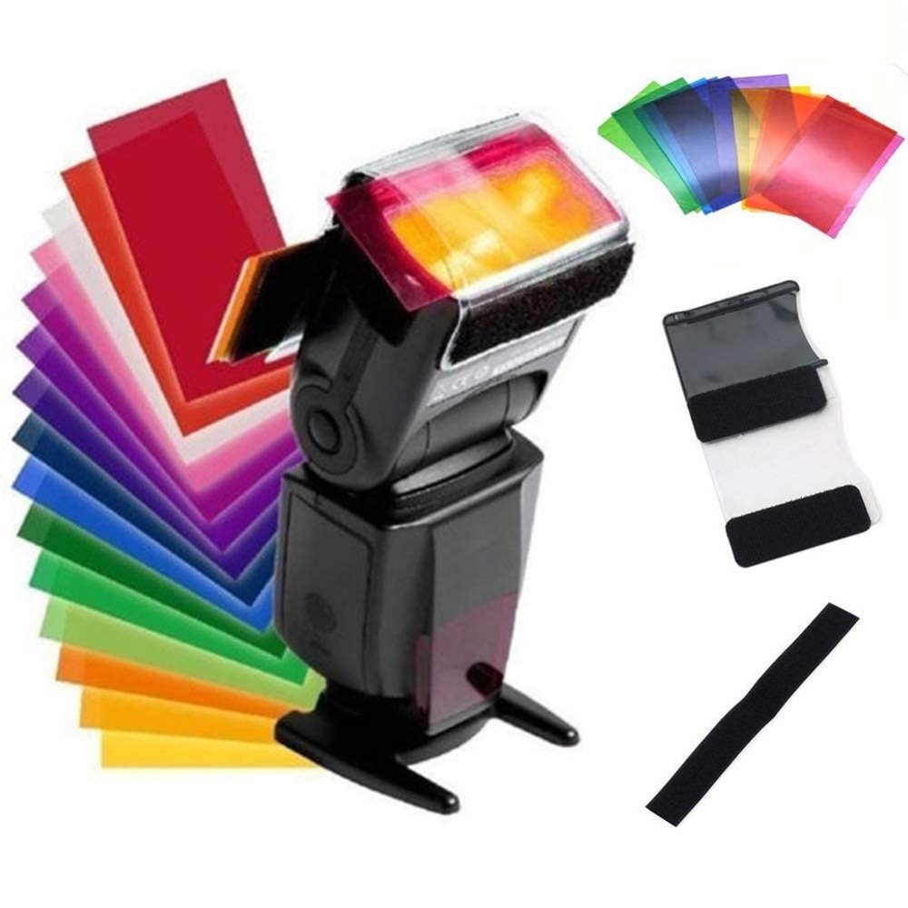 Kit Filter Pencahayaan Gel Fla - Photography Lighting Meter ulasan dan harga