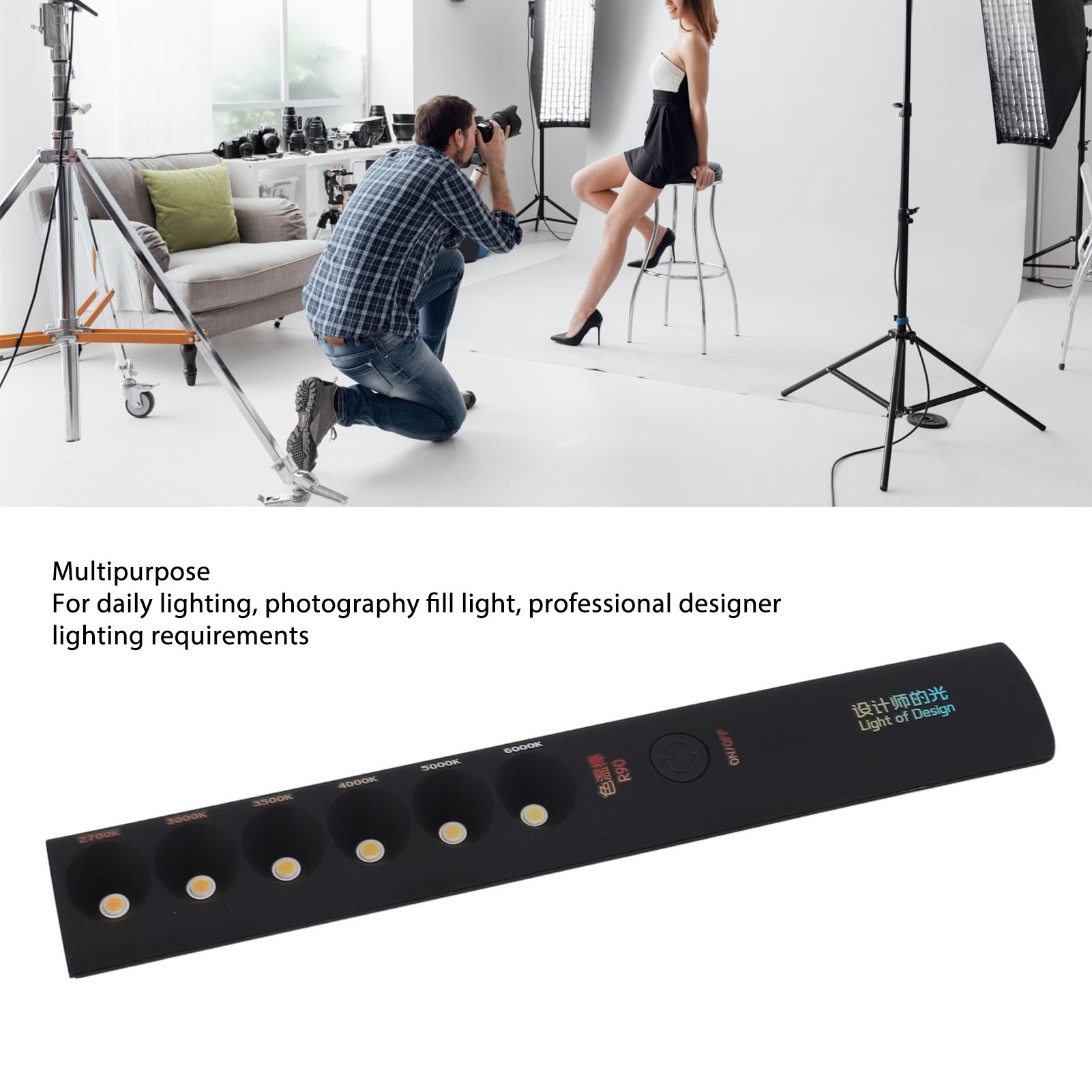 Tongkat Lampu Video Portabel,  - Photography Lighting Portable ulasan dan harga