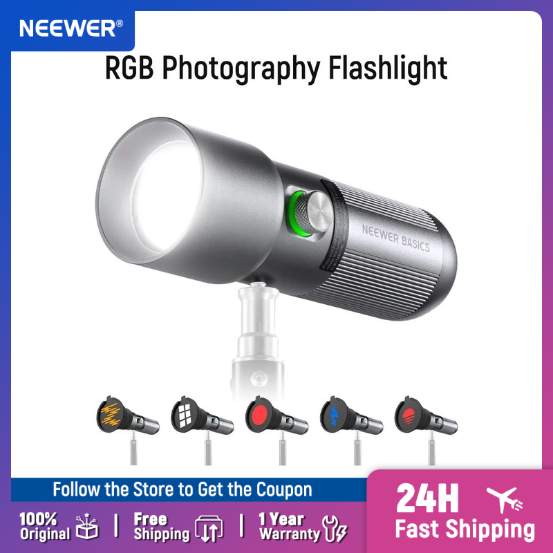 NEEWER Basics RGB Senter Fotog - Photography Lighting System ulasan dan harga