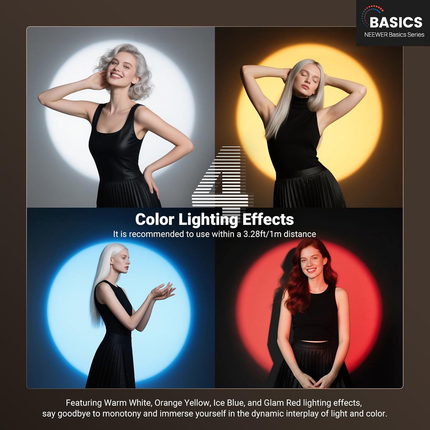 NEEWER Basics RGB Senter Fotog - Photography Lighting System ulasan dan harga