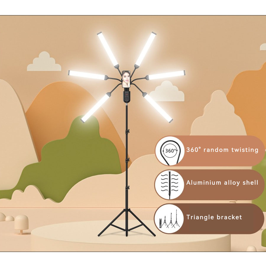 Lampu sorot LED dua warna, lam - Photography Lighting No Shadows ulasan dan harga