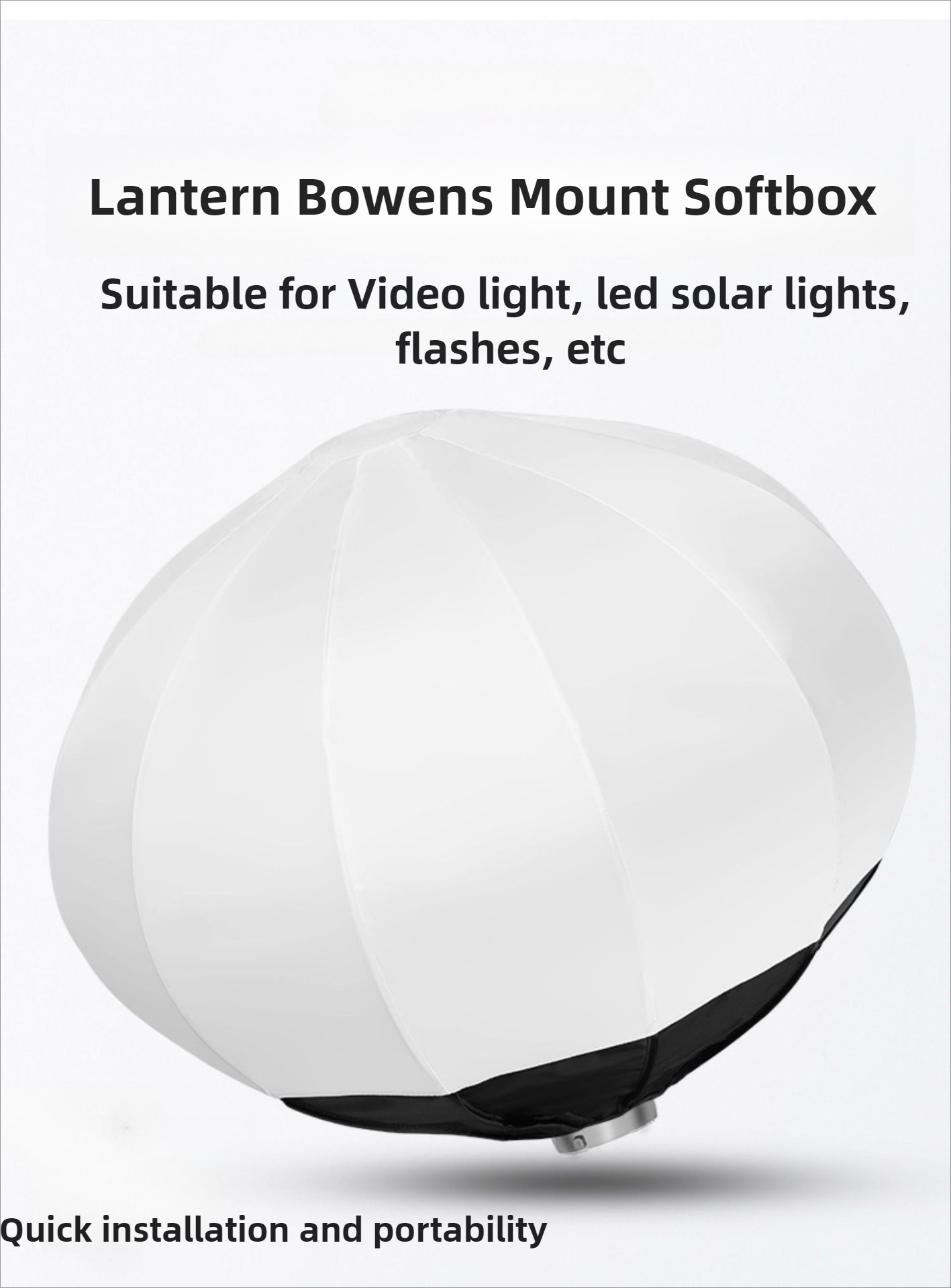 Globe Lantern Softbox 55cm 65c - Globe Modifier Round ulasan dan harga