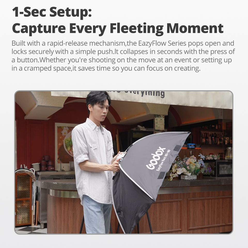 Godox EazyFlow seri Softbox Li - Photography Lighting Meter ulasan dan harga