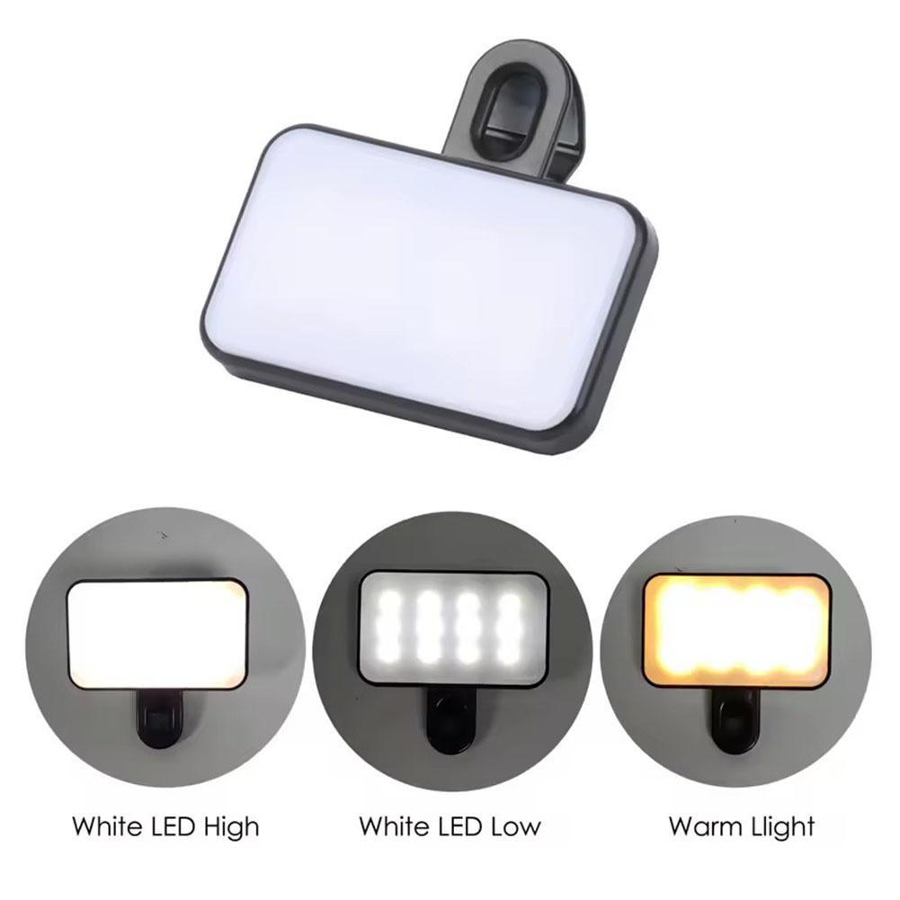 Lampu Selfie LED Mini 3 Mode W - Photography Lighting System ulasan dan harga