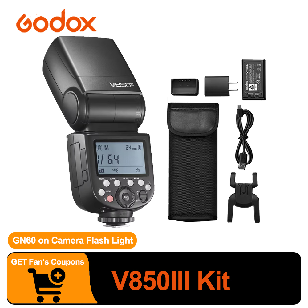 Godox V850III Kit Flash Li-Ion - Photography Lighting Kit Godox ulasan dan harga